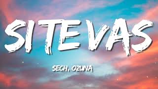 Sech, Ozuna - Si Te Vas (Letra/Lyrics) | Carlos Vives, Sebastian Yatra