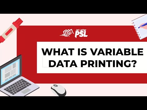 What is Variable Data Printing?