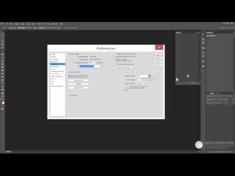 Photoshop CC Performance Settings Tutorial Photoshop CC Performance Settings Tutorial