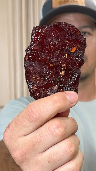 Smoked beef jerky! Make it at home!