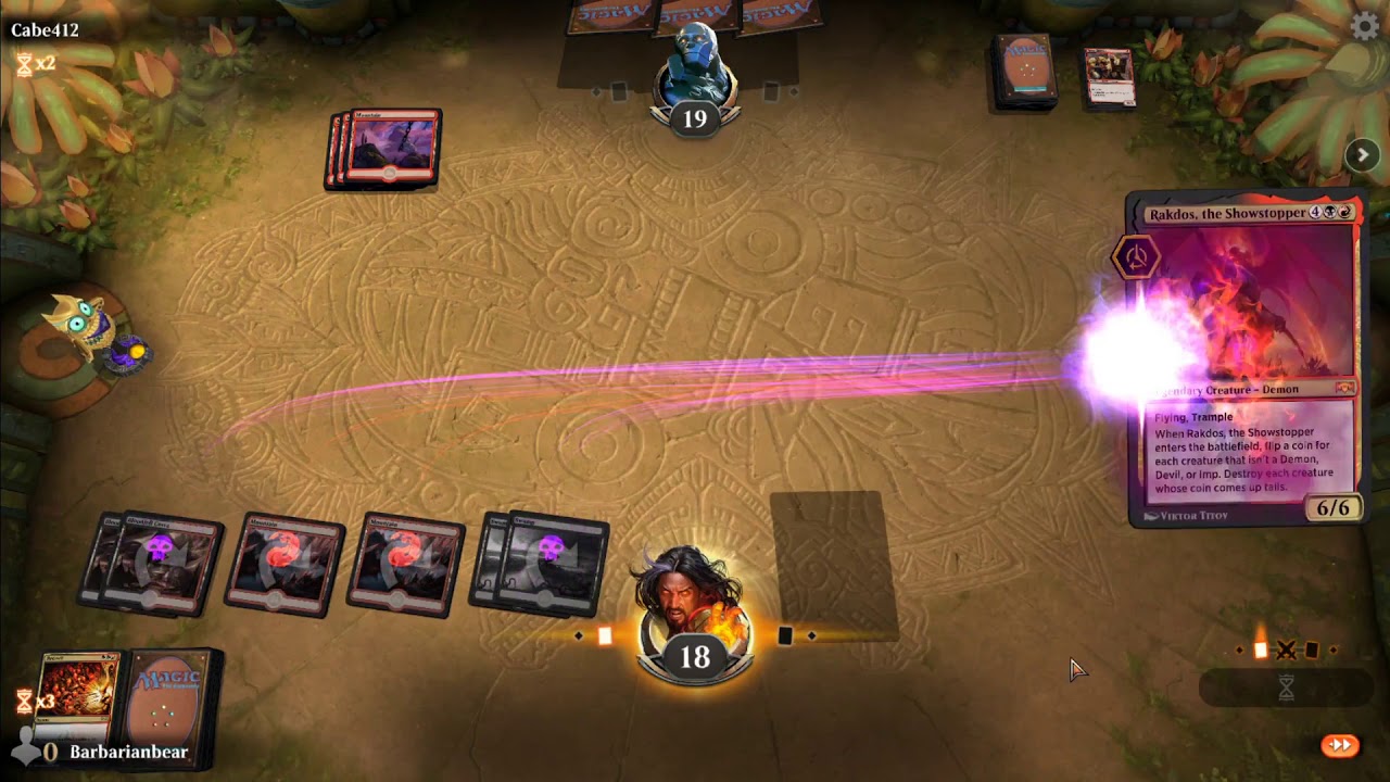 MTG Arena Rakdos Party Land Destroy Captive Audience Deck YouTube