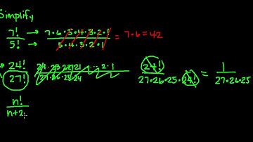 Simplifying Factorials