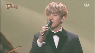 161231 BAEKHYUN EXO 'For You' OST Moon Lovers: Scalet Heart Drama Awards 720p