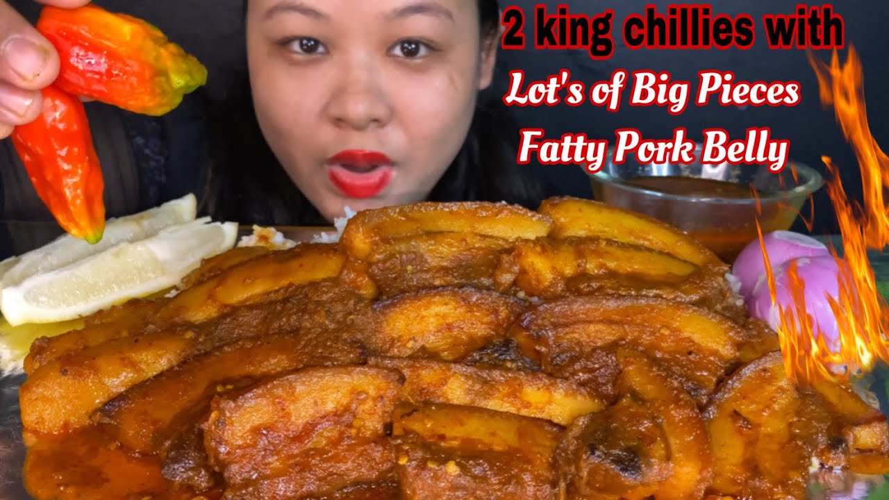 LOT’S OF BIG FATTY PORK SPICY ROASTED KING CHILLI WITH TOMATO GRAVY