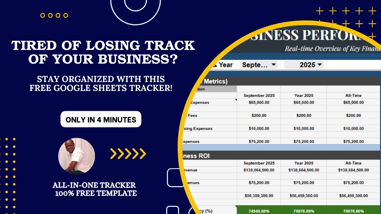 Организуйте свой бизнес в одном трекере (бесплатный шаблон Google Таблиц)