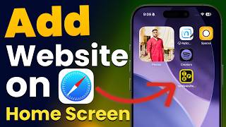 How to ADD Website Shortcut on Your iPhone Home Screen? Add WebPage on iPhone Home Screen