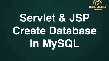 42 Servlet & JSP Create Database In MySQL | Online Training Download app from below link