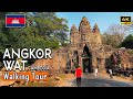 Walking through the largest religious monument in the world! | Angkor Wat, Cambodia