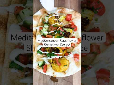 Mediterranean Cauliflower Shawarma Recipe | Easy Plant-Based Recipe! #shorts