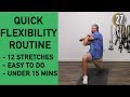Flexibility Routine For Beginners - 14 Min Follow Along Stretching Routine