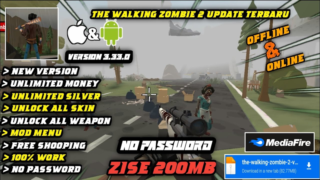 Update!! The Walking Zombie 2 Mod Apk Terbaru 2025 New