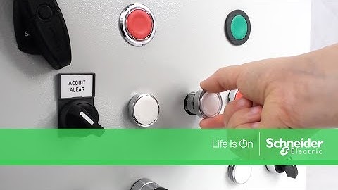 How to check the light of illuminated metal pushbutton from Harmony range