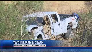 Crash shuts down Highway 166 Wednesday afternoon