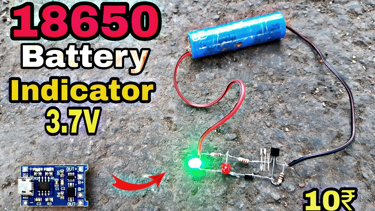 How To Make Battery level indicator || Battery level Circuit कैसे बनाऐं