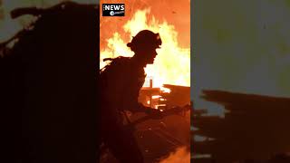 Hundreds of California prison inmates fight wildfires #california #losangeles #wildfire #usa