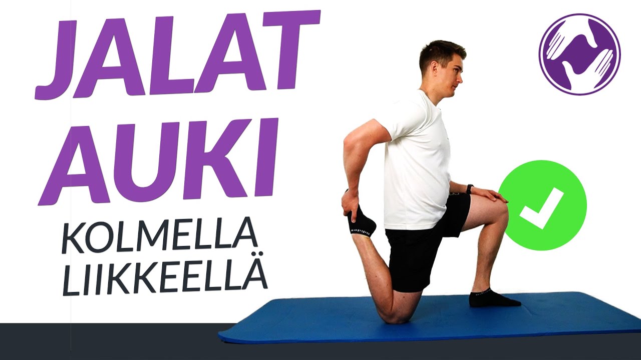 JALAT AUKI kolmella liikkeellä
