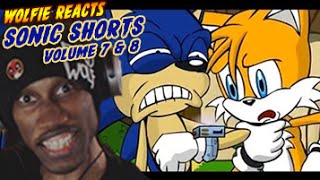 Wolfie Reacts Sonic Shorts Volume 7 And 8 - Werewoof Reactions