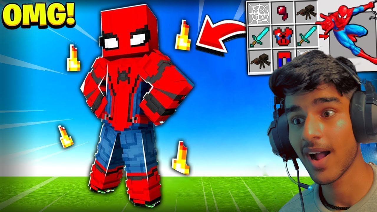 I BECAME SPIDERMAN IN MINECRAFT!