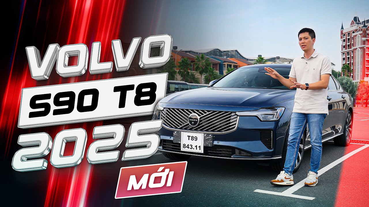 Trải nghiệm nhanh Volvo S90 T8 2025 mới: Có mạnh, có sang và có cả sự độc đáo