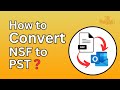 How to convert NSF files to PST format? Regain NSF to PST converter