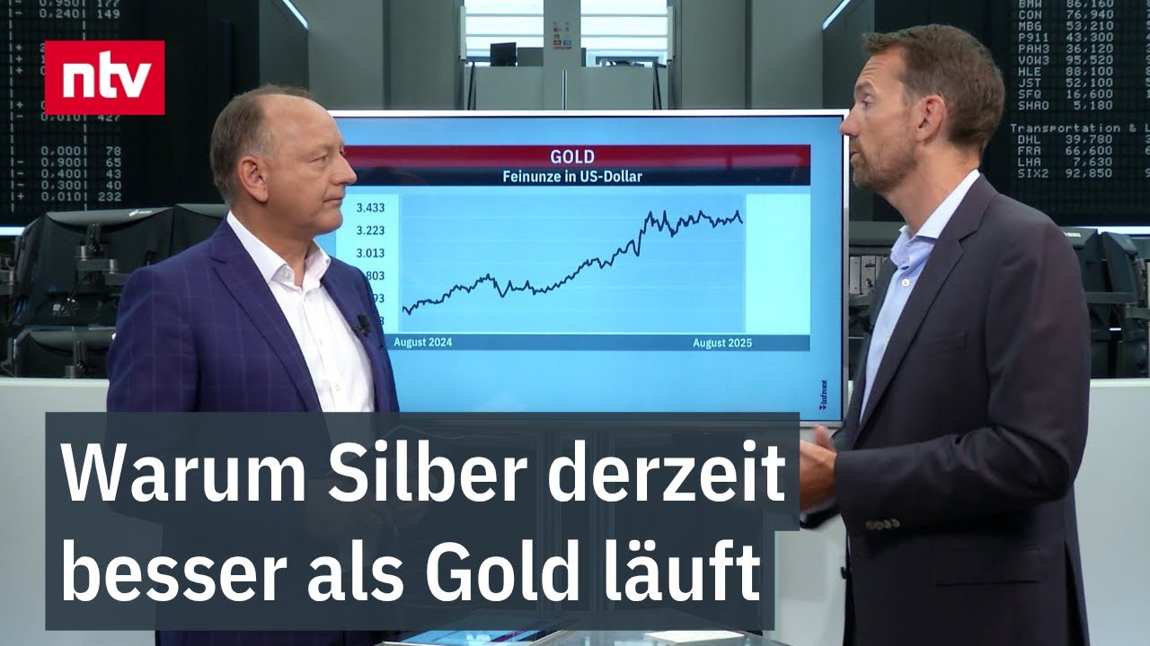 Warum Silber derzeit besser als Gold läuft - Edelmetalle im Vergleich