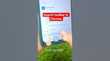 up to down Search toolbar in Chrome 🔍☝🏻👇🏻 #azarchannel #google #chrome