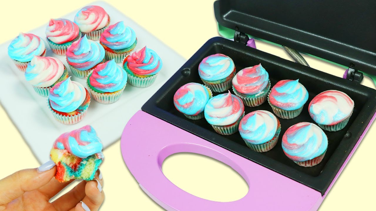 How to Make Red, White, and Blue Cupcakes with Nostalgia Bakery Bites