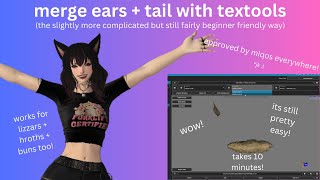 merging ears + tail with TexTools PT. 2 (FFXIV)
