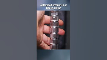 Fully automated production of timing pulleys in a large Chinese factory.#shorts #production