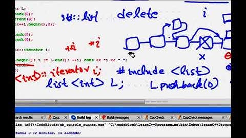 C++ programming tutorial  STL List Standard template library c++