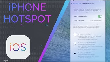 How to Share your iPhone Internet Connection with other Devices