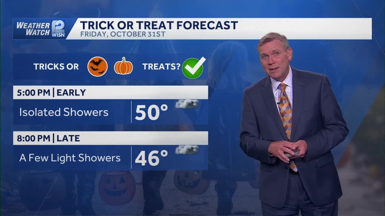 10/30 Evening forecast: Slight chance of showers across SE Wisconsin on ...