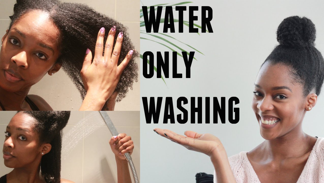 I'M GIVING IT A TRY! WATER ONLY WASHING + PREP [HAIR UPDATE] - YouTube