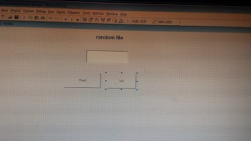 programs on File Handling in visual basic 6.0