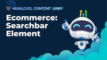 Ecommerce- Searchbar Element