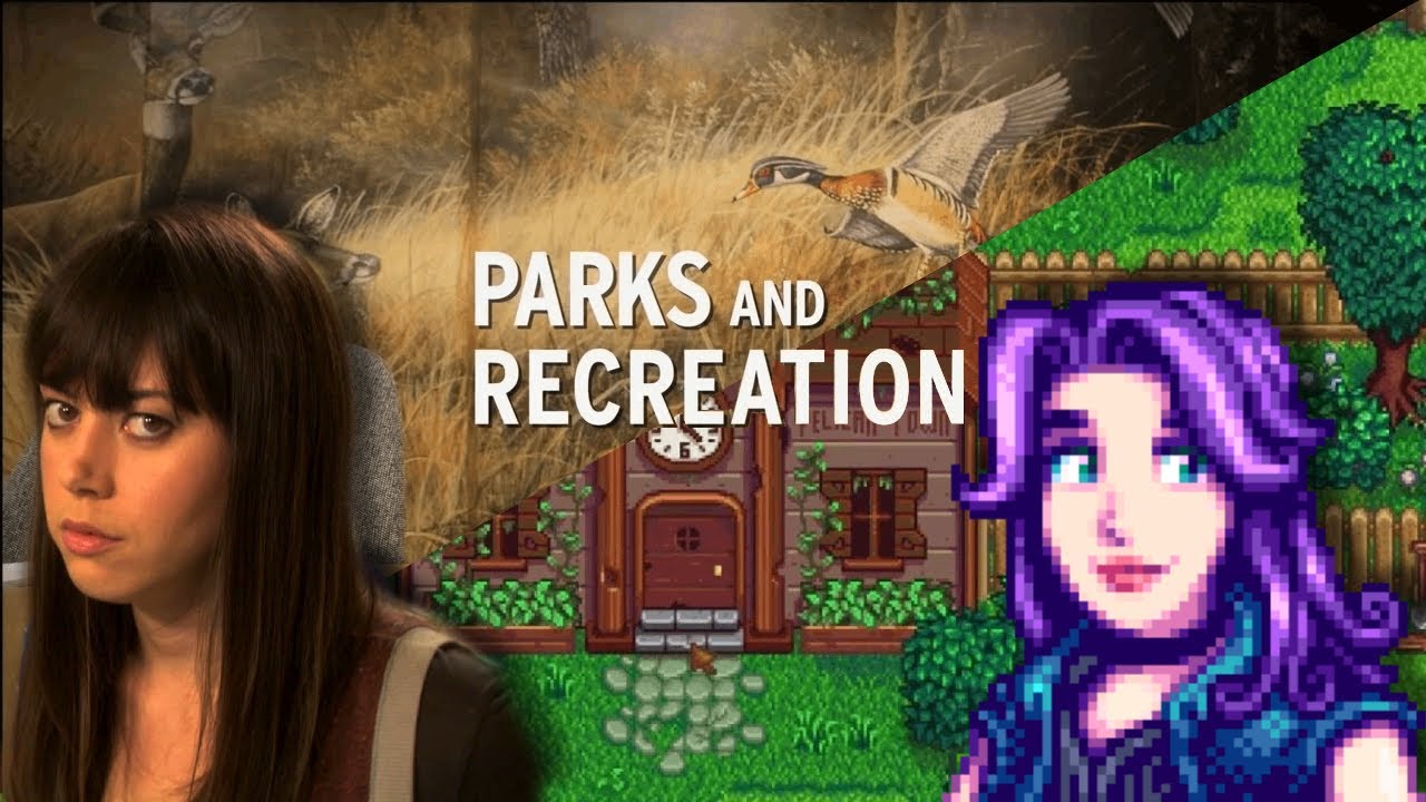 Stardew Valley but it's the Parks and Rec Intro - YouTube