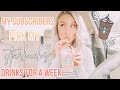 TRYING MY SUBSCRIBERS FAVORITE STARBUCKS DRINKS FOR A WEEK!