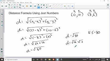 Distance Formula and Parallelograms