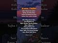TRY WITH YOUR OWN VOICE💞 Kaun Tujhe Song Lyrics #singwithlyrics #trywithyourownvoice #trending #love