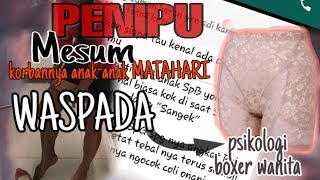 Foto seksi SPG Matahari, Penipu berkedok boxer wanita. HATI-HATI!