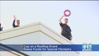 Cop On A Rooftop Raises Funds For Special Olympics