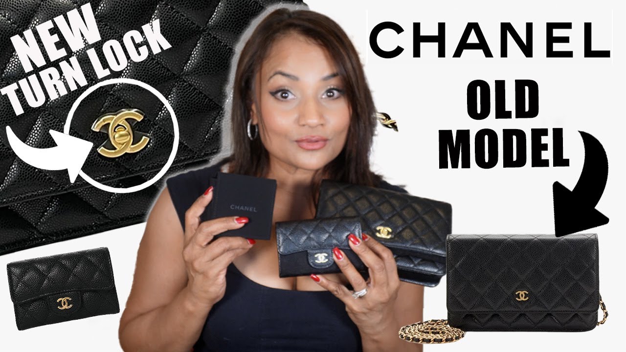【CHANEL】Chanel Woc Flap (special version)【ランク:A】 NEW CHANEL WALLETS ON CHAIN HAVE TURN LOCKS! IT'S A FULL