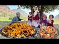 Cooking the Most Delicious Authentic Qabili Polo by the Mountain Lake | Village Life of Afghanistan