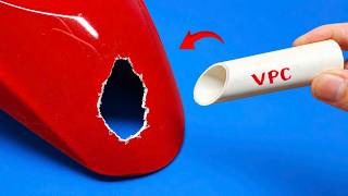 Repairing broken plastic items using PVC pipe—something millions of people don't know.