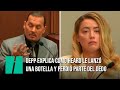 Johnny Depp explica cómo perdió parte de un dedo cuando Amber Heard le lanzó una botella de vodka