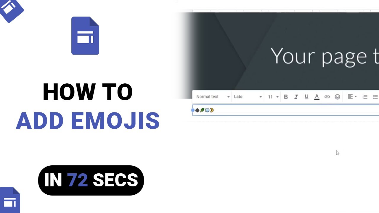How to Add Emojis on Google Sites [NEW]