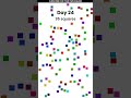 Day 24 | Squares 95 #shorts