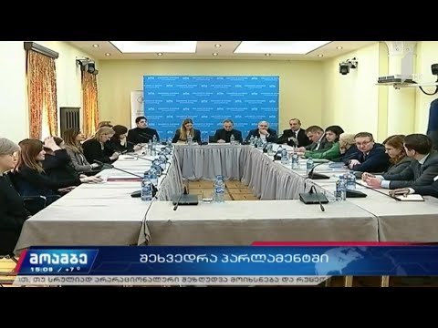 შეხვედრა პარლამენტში