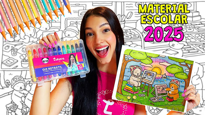 TESTANDO MEU MATERIAL ESCOLAR 2025 * COLORINDO BOBBIE GOODS PELA PRIMEIRA VEZ