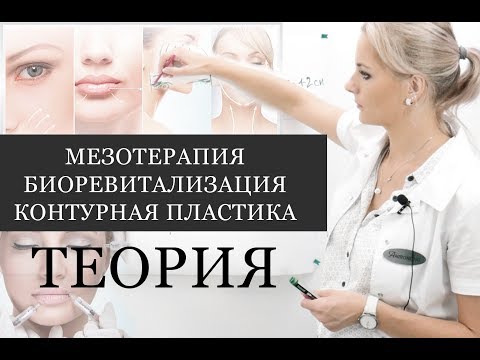 Мезотерапия, биоревитализация, контурная пластика - ТЕОРИЯ (видео урок)